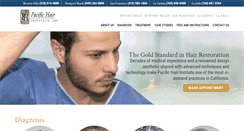 Desktop Screenshot of pacifichairinstitute.com